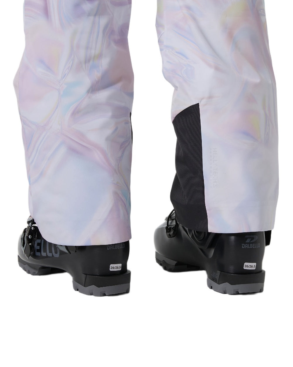 Reflections Aop Coloured Helly Hansen Womens Legendary Insulated Bib Pants on white background