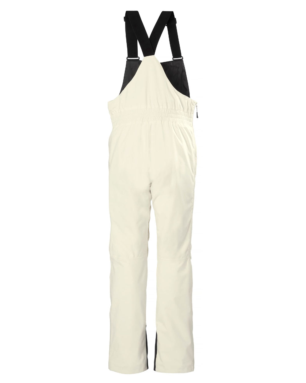 Snow Coloured Helly Hansen Womens Legendary Insulated Bib Pants on white background
