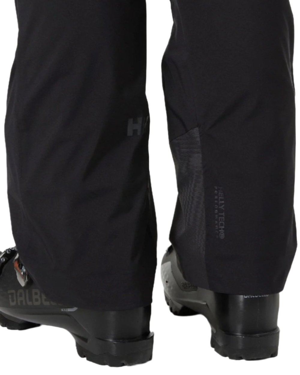 Black Coloured Helly Hansen Womens Legendary Insulated Ski Pants on white background