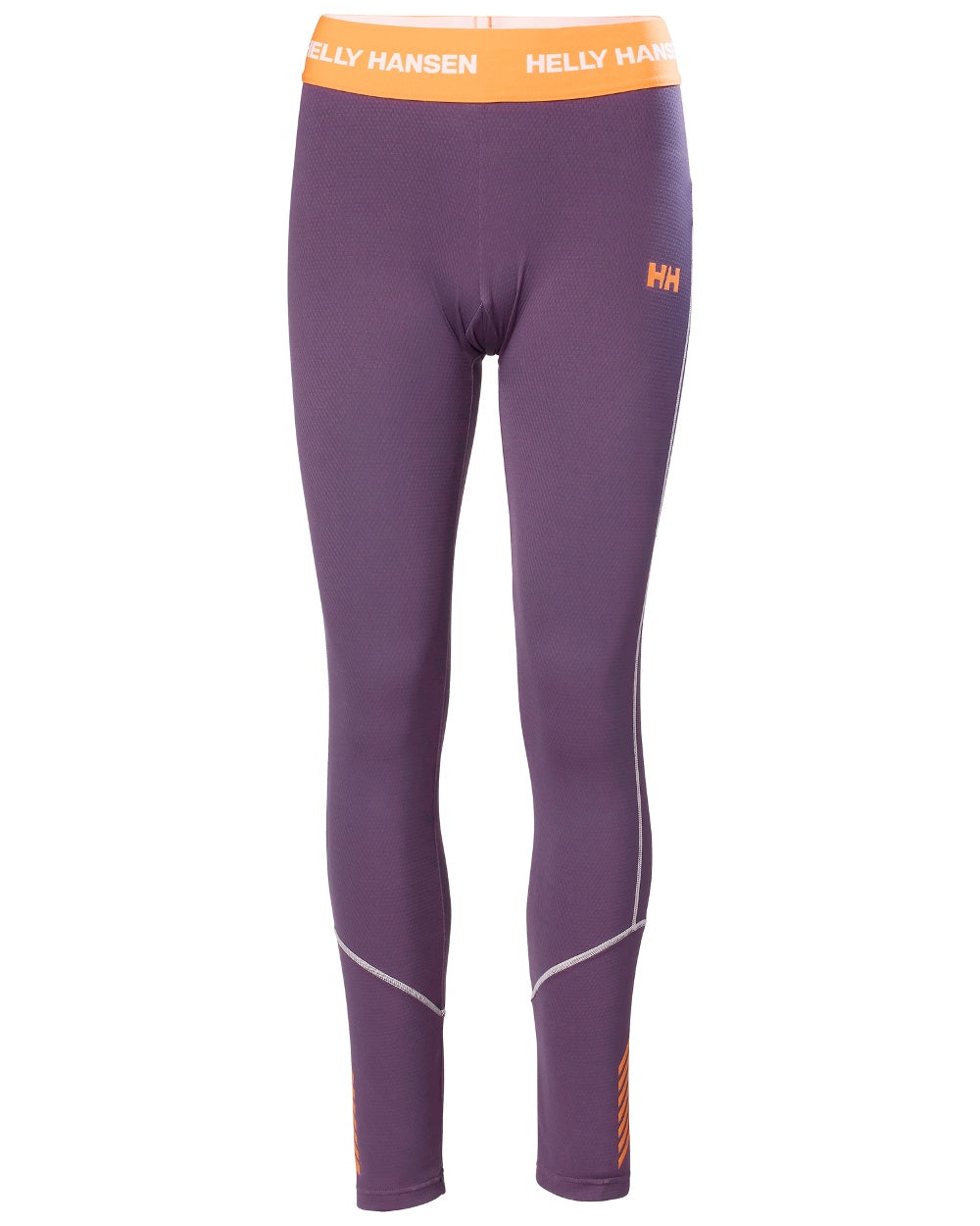 Amethyst Coloured Helly Hansen Womens Lifa Active Base Layer Pants on white background