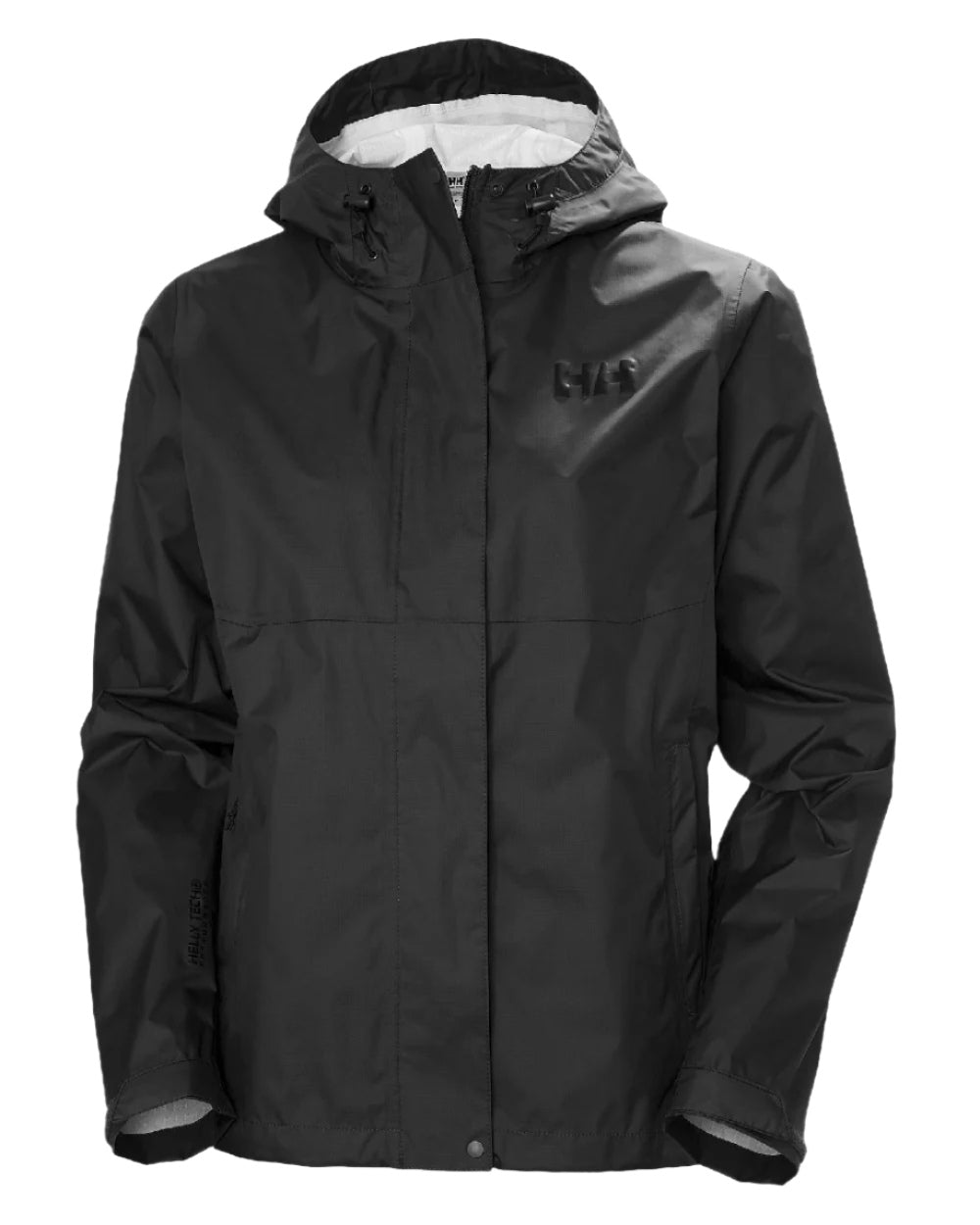 Black coloured Helly Hansen Womens Loke Jacket 2.0 on white background