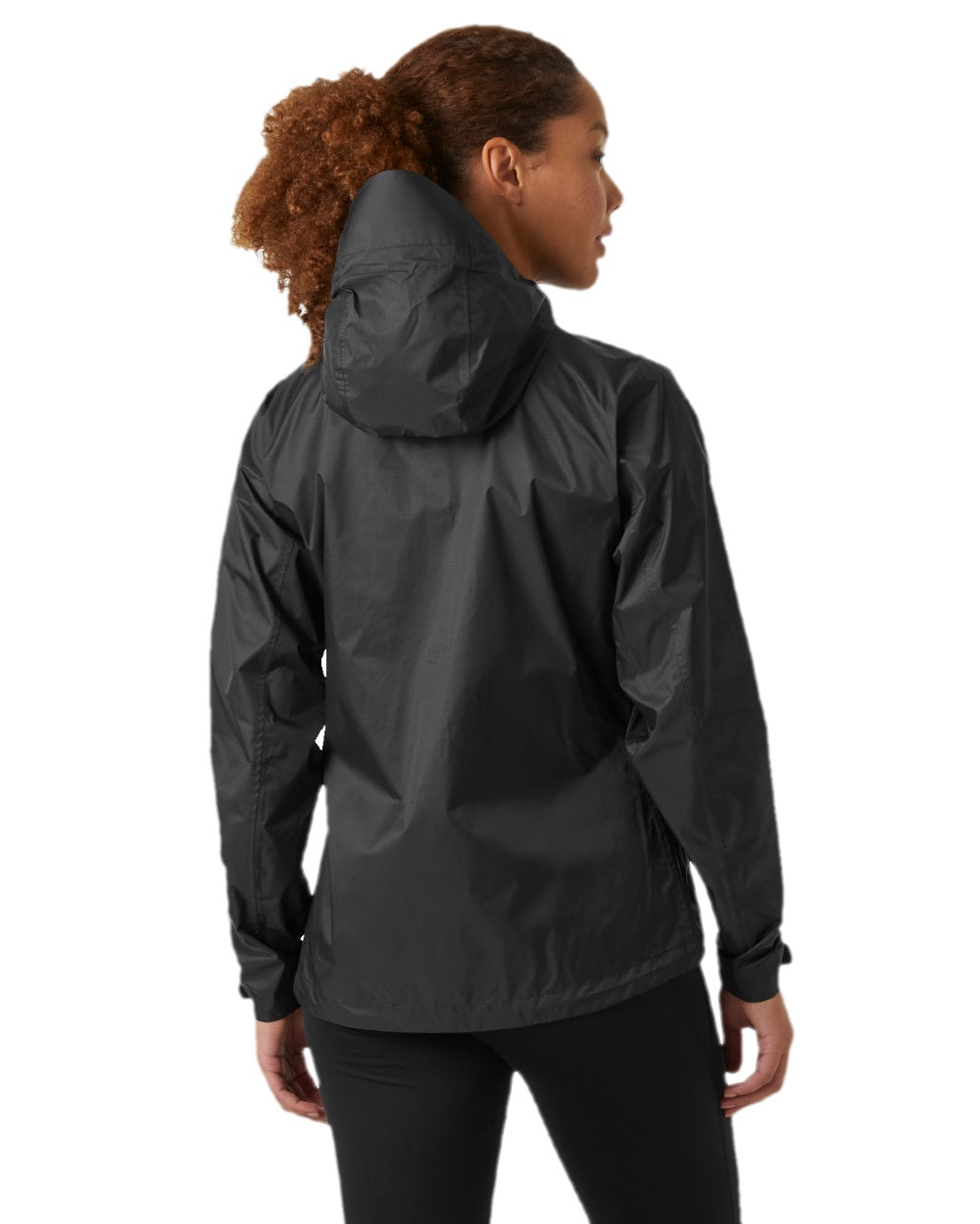 Black Coloured Helly Hansen Womens Loke Terra Jacket on white background