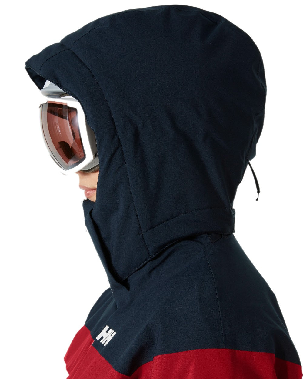 White Coloured Helly Hansen Womens Motionista Lifaloft Ski Jacket on white background