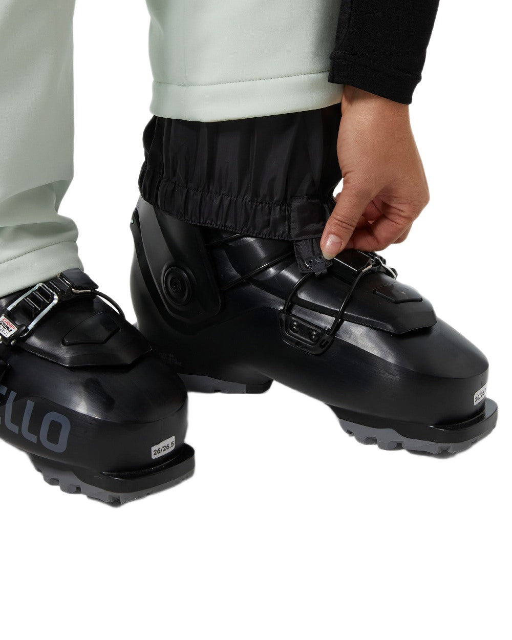 Seafoam Coloured Helly Hansen Womens Nora Softshell Pants on white background