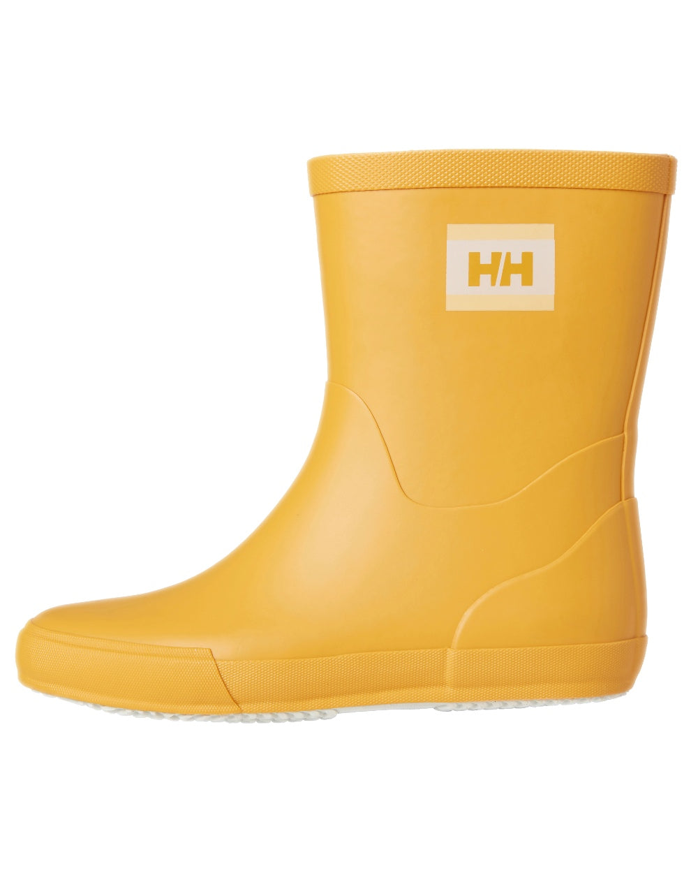 Essential Yellow coloured Helly Hansen Womens Nordvik 2 Boots on white background
