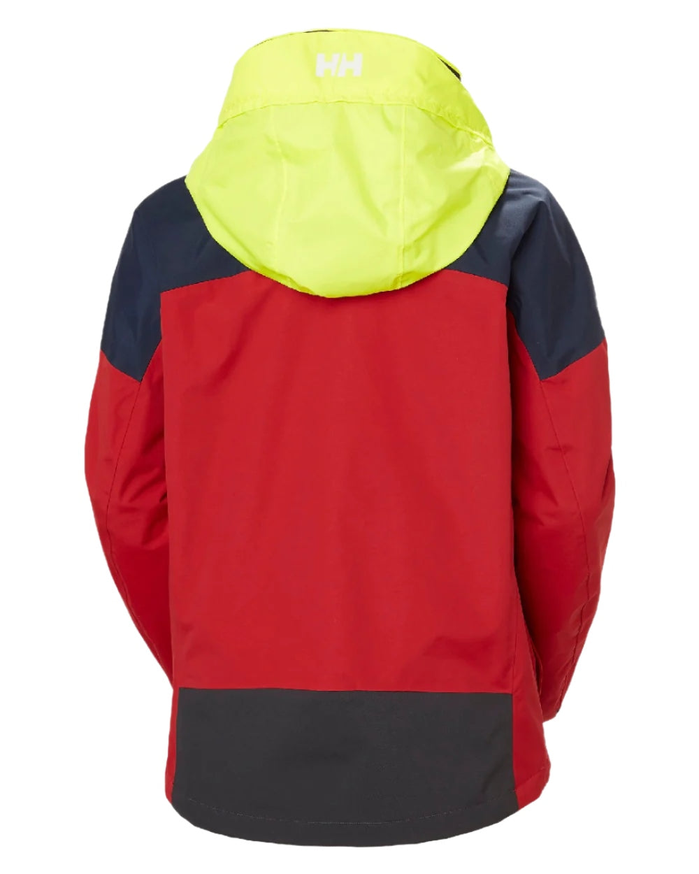 Red coloured Helly Hansen Womens Pier 4.0 Jacket on white background