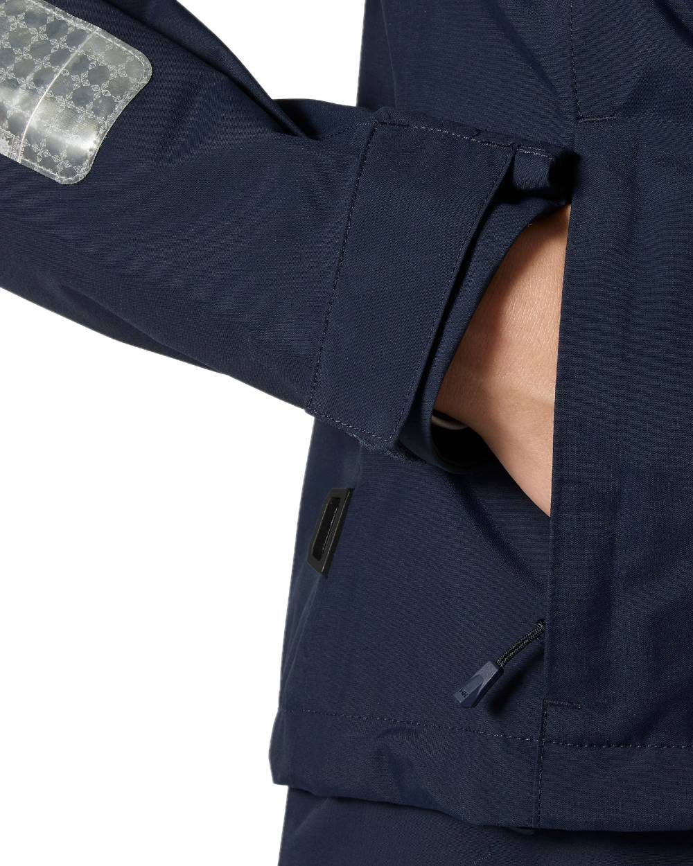 Navy coloured Helly Hansen Womens Quayside Jacket on white background