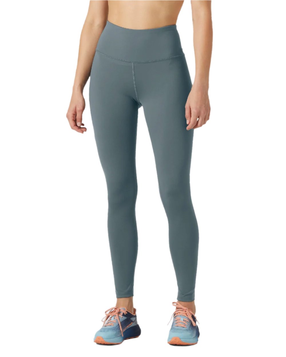 Alpine Frost coloured Helly Hansen Womens HP Leggings on white background