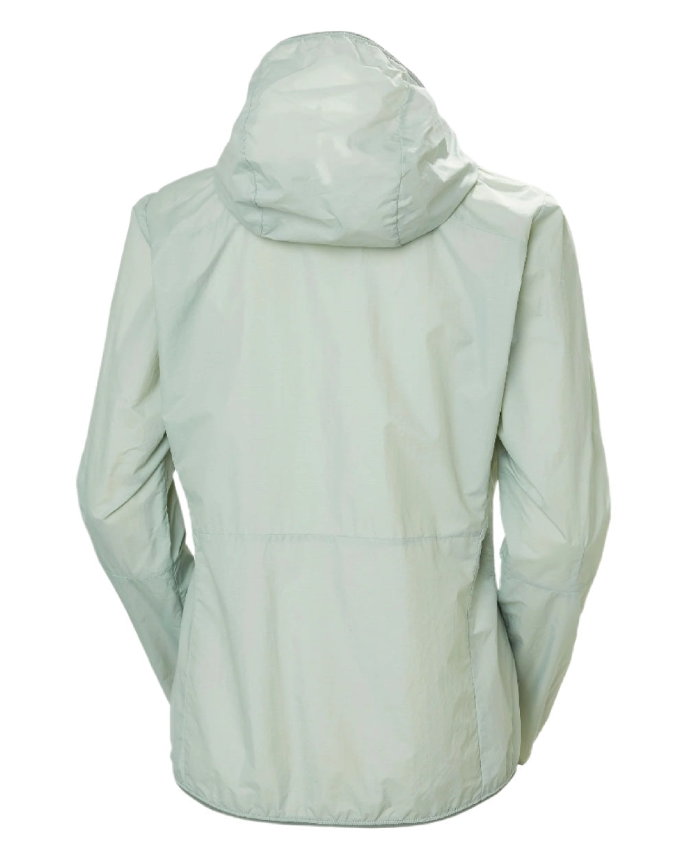 Green Mist coloured Helly Hansen Womens Roam Wind Anorak on white background