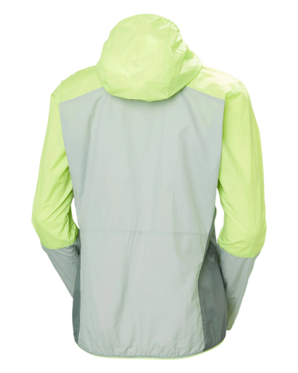 Sharp Green coloured Helly Hansen Womens Roam Wind Anorak on white background