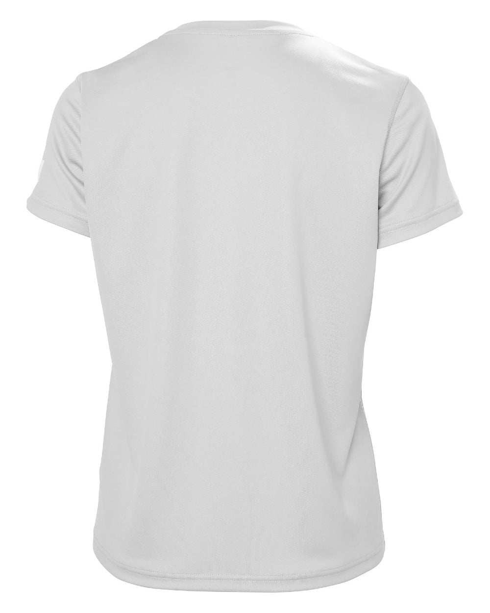 Grey Fog coloured Helly Hansen Womens Tech T-Shirt 2.0 on white background