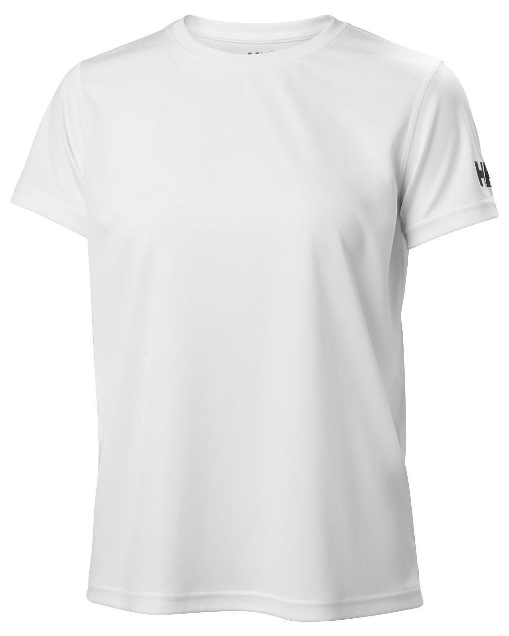 White coloured Helly Hansen Womens Tech T-Shirt 2.0 on white background