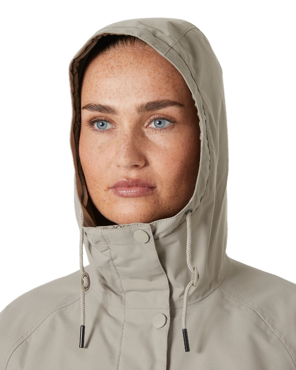 Terrazzo coloured Helly Hansen Womens Valentia 2.0 Raincoat on white background
