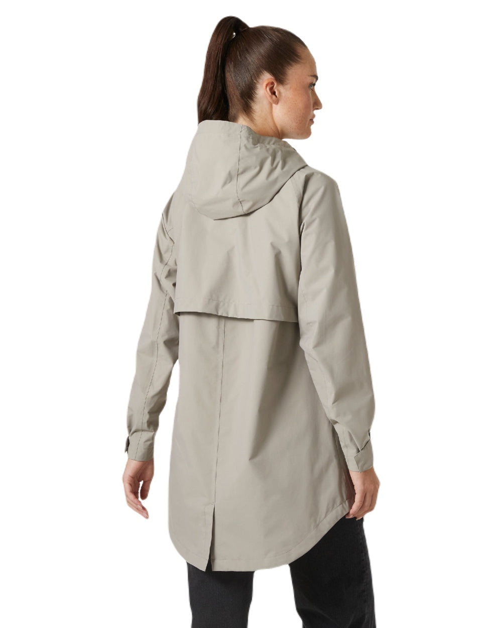 Terrazzo coloured Helly Hansen Womens Valentia 2.0 Raincoat on white background