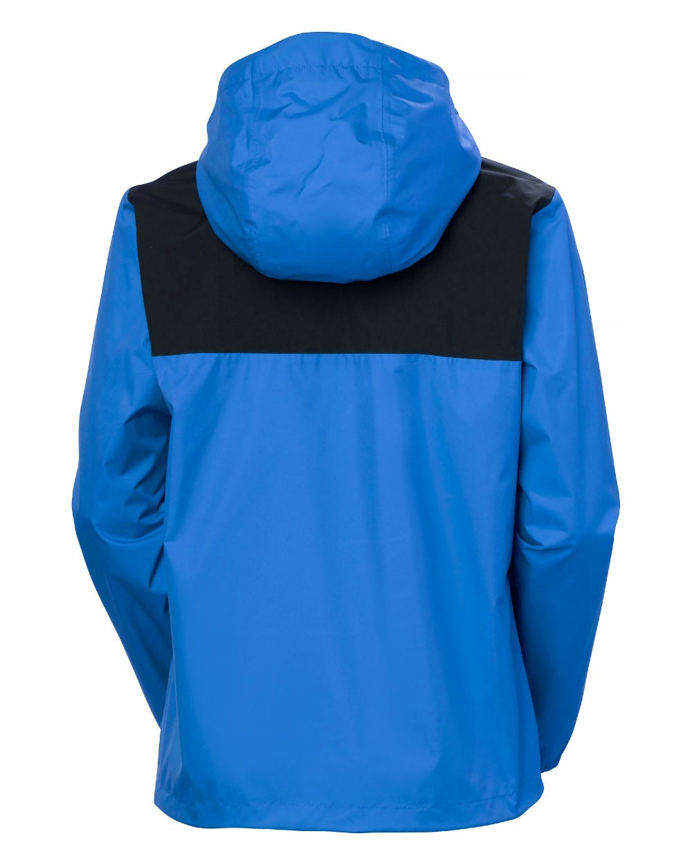 Ultra Blue coloured Helly Hansen Womens Vancouver Rain Jacket on white background
