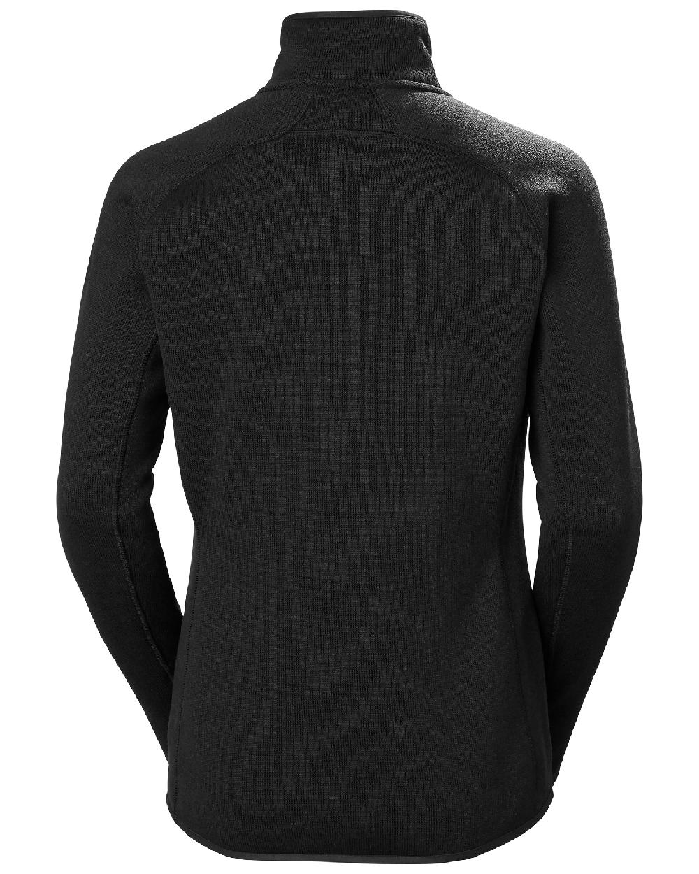 Black Coloured Helly Hansen Womens Varde Fleece Jacket 2.0 on white background