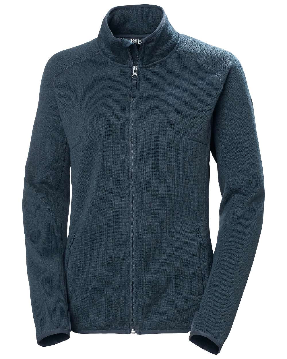 Navy Coloured Helly Hansen Womens Varde Fleece Jacket 2.0 on white background