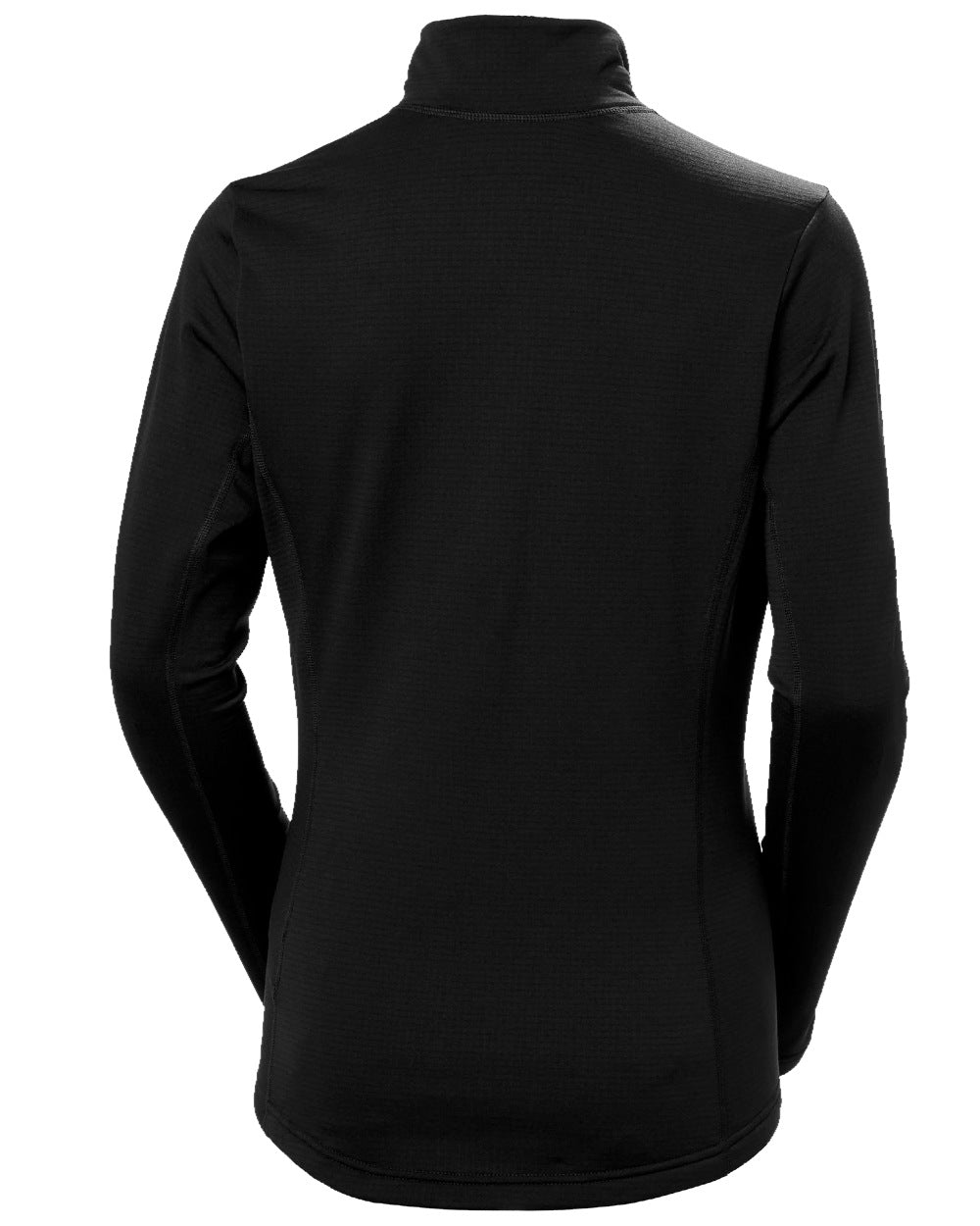 Black Coloured Helly Hansen Womens Versalite Fleece Jacket on white background