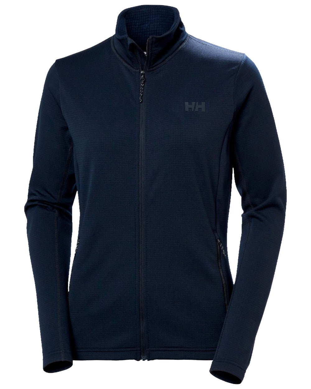 Navy Coloured Helly Hansen Womens Versalite Fleece Jacket on white background