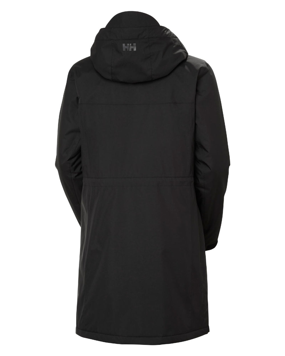 Black Coloured Helly Hansen Womens Westport Insulated Coat on white background