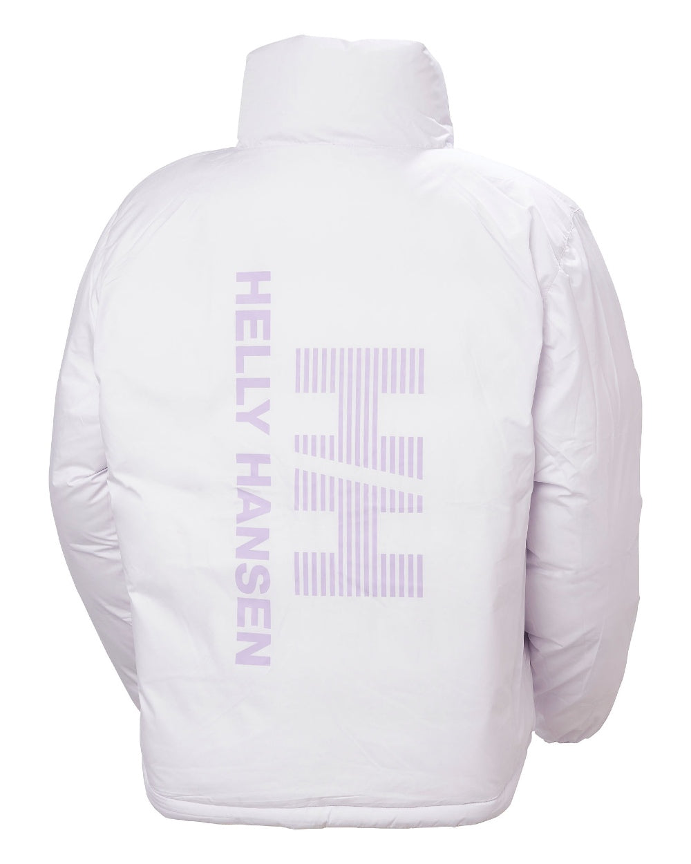 Seafoam Coloured Helly Hansen Womens YU 23 Reversible Puffer Jacket on white background