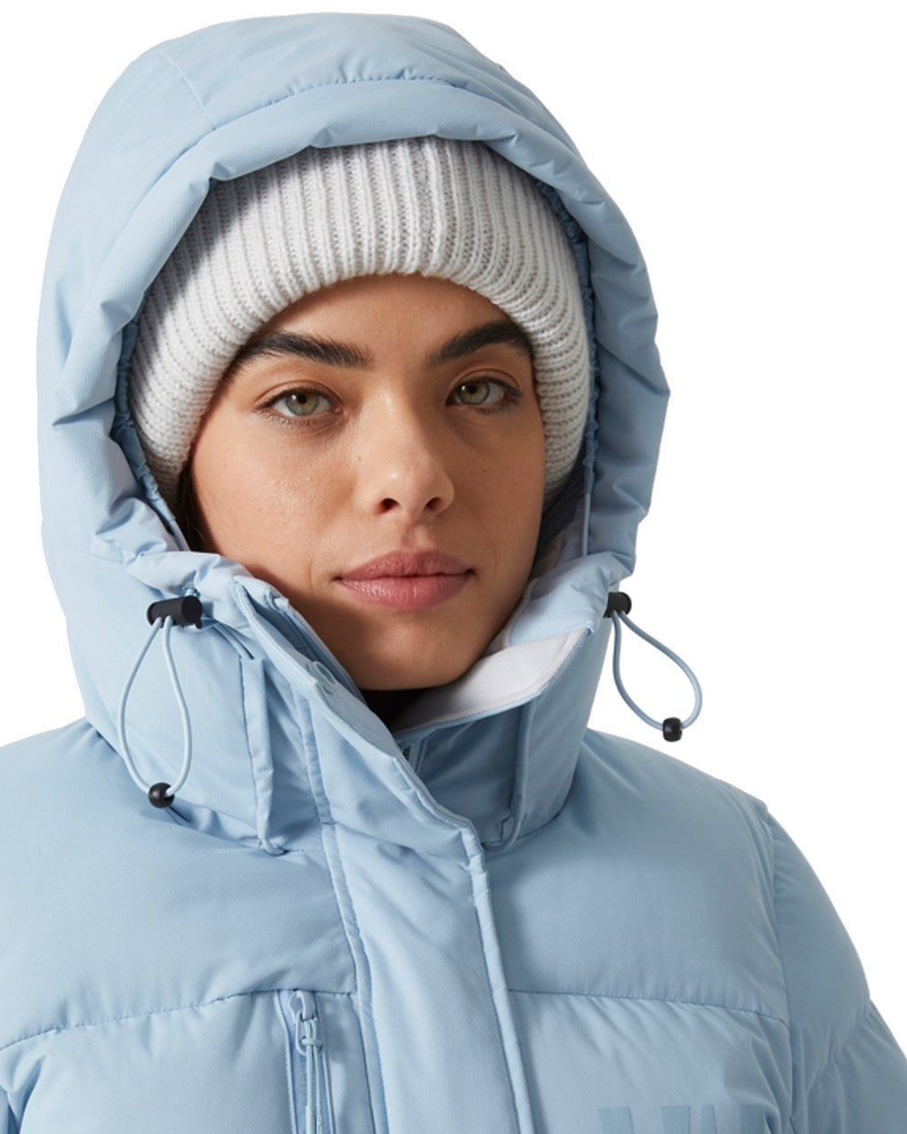 Baby Trooper Helly Hansen Adore Ladies Puffy Parka on white background