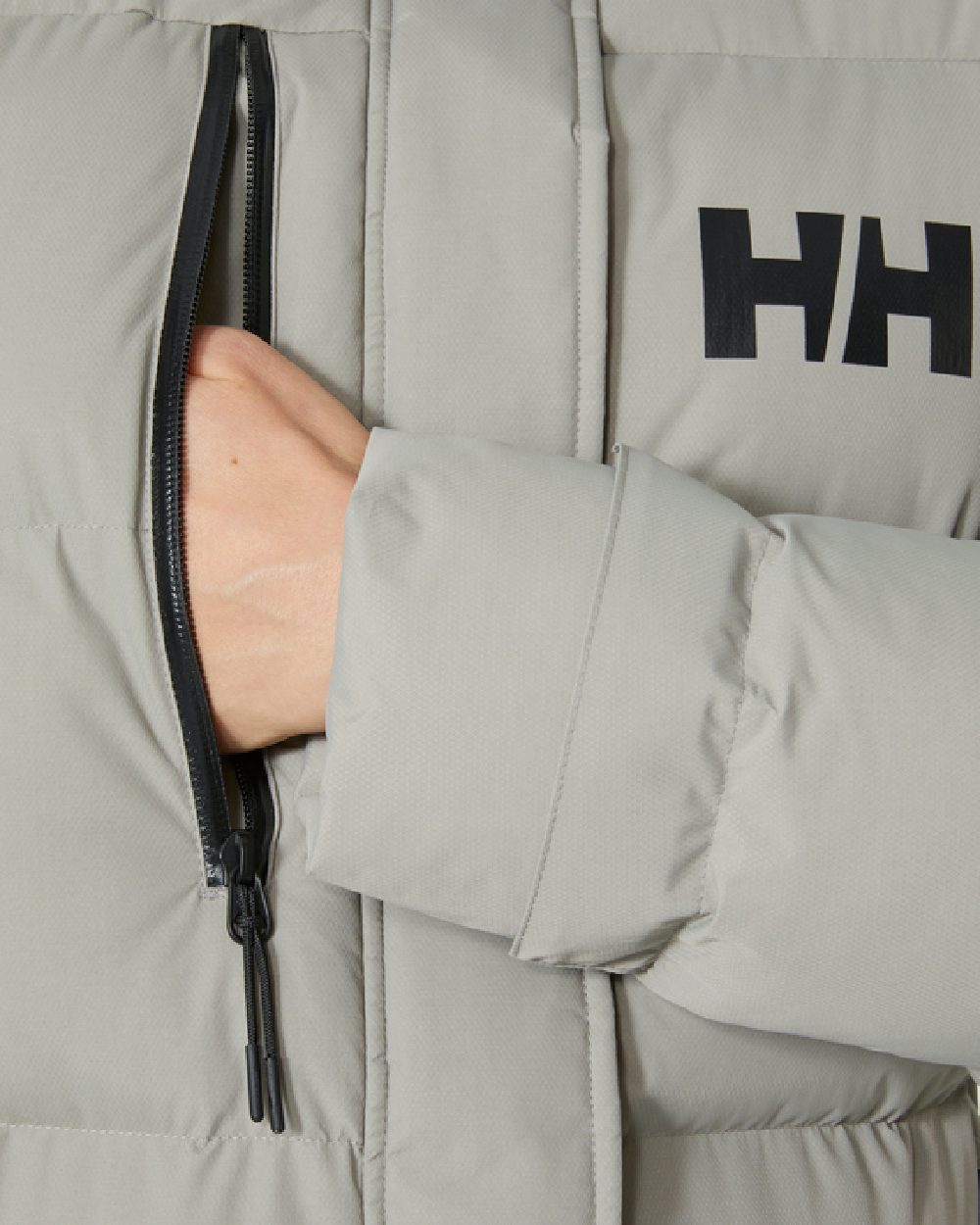 Terrazzo Helly Hansen Adore Ladies Puffy Parka on white background