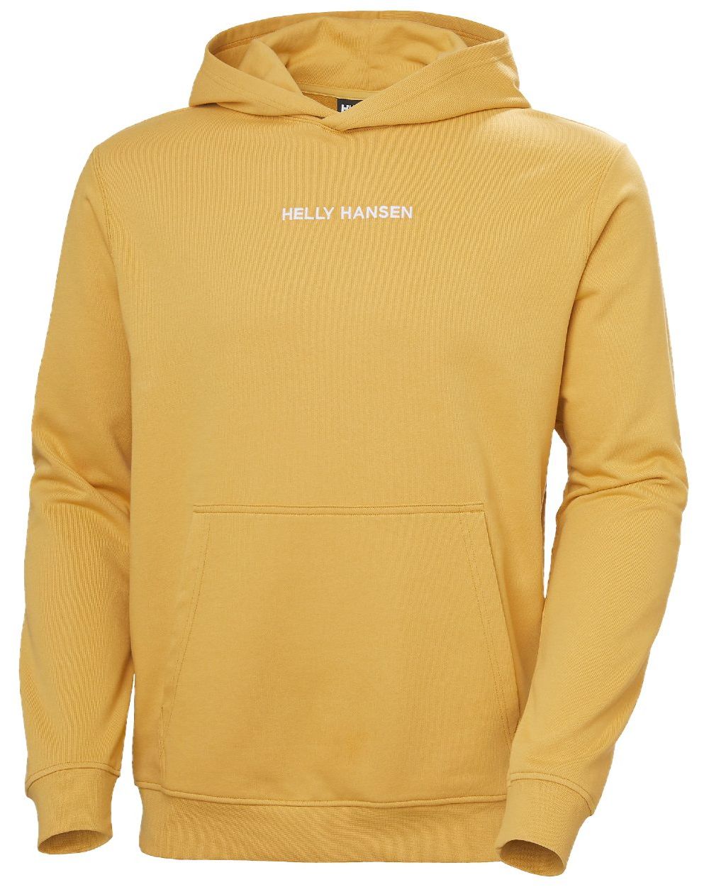 Sand coloured Helly Hansen Mens Core Hoodie on white background
