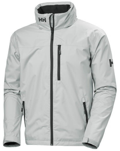 Helly Hansen Crew Hooded Jacket In Grey Fog 