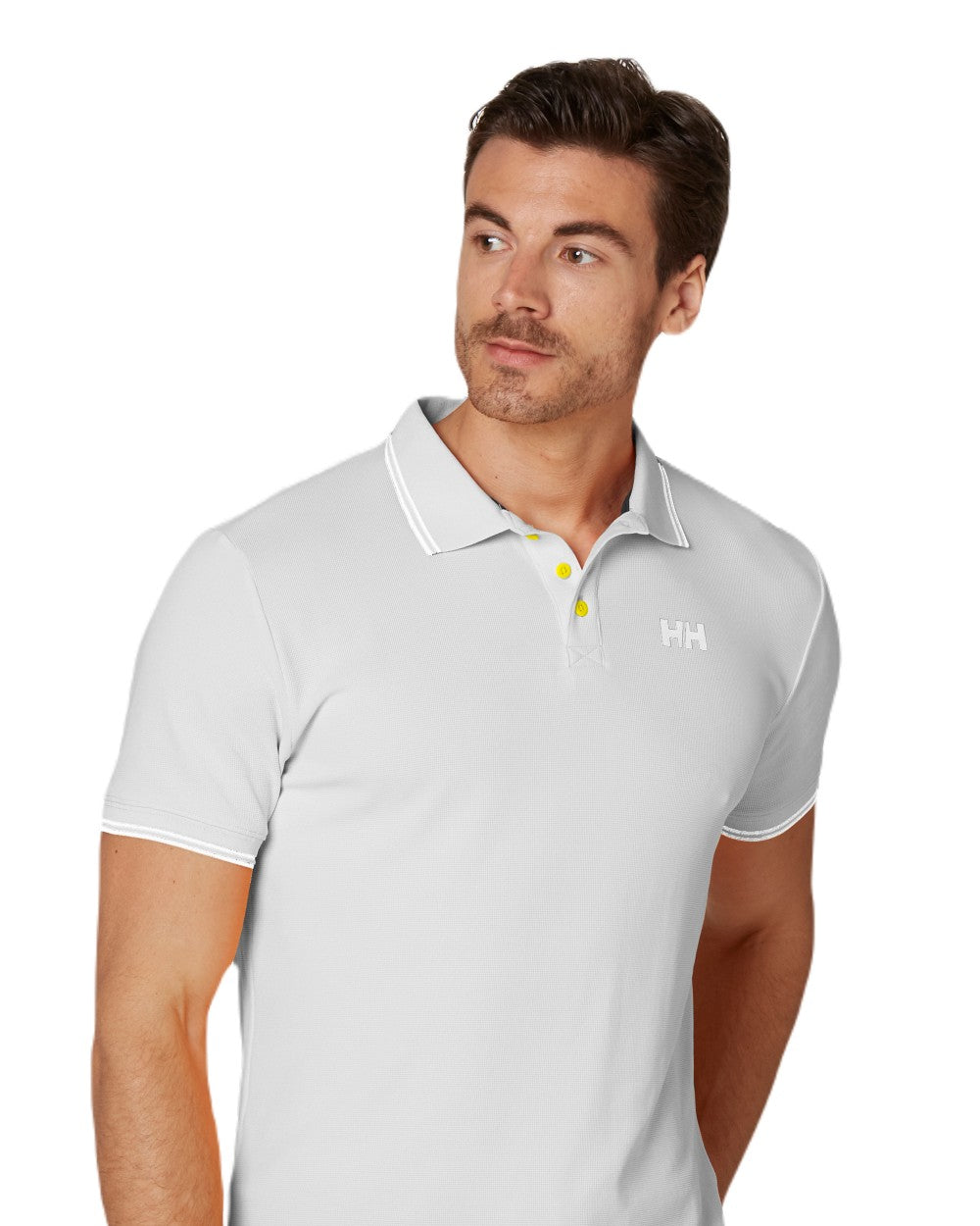 Helly Hansen Kos Polo Shirt In Grey Fog