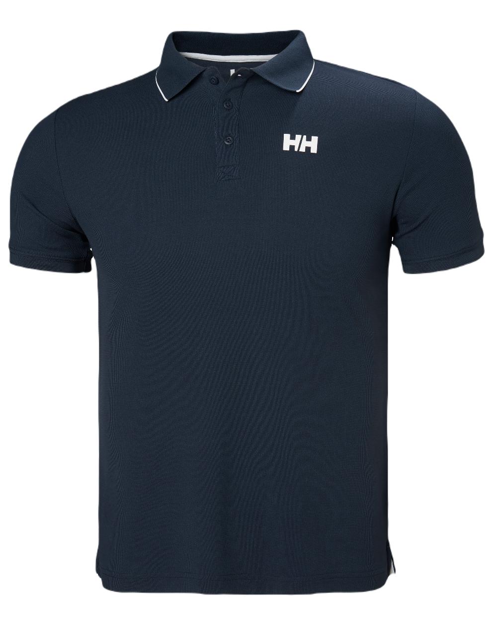 Helly Hansen Kos Polo Shirt In Navy