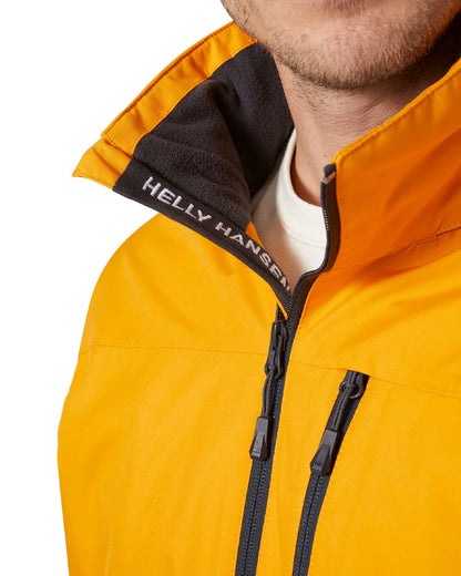 Helly Hansen Mens Crew Hooded Midlayer Sailing Jacket in Cloudberry 