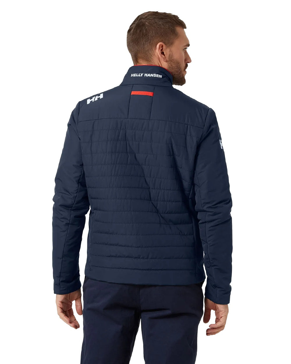 Helly Hansen Mens Crew Insulated Sailing Jacket 2.0 in Navy