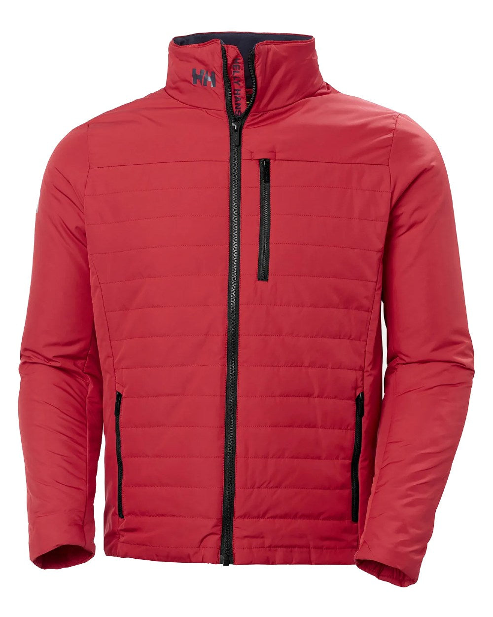 Helly Hansen Mens Crew Insulated Sailing Jacket 2.0 in Red