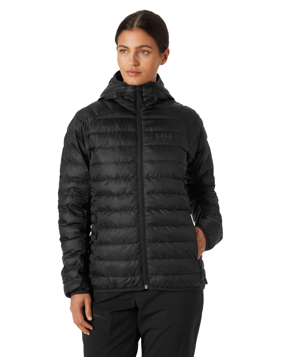 Helly Hansen Womens Banff Hooded Insulator Jacket in Black