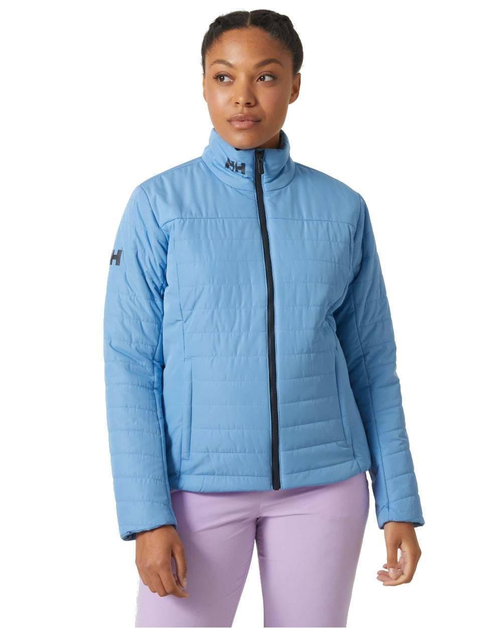 Helly Hansen Womens Crew Insulated Sailing Jacket 2.0 in Bright Blue 