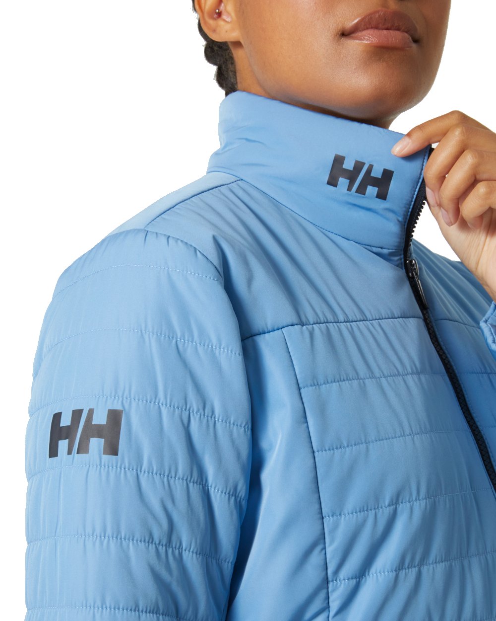 Helly Hansen Womens Crew Insulated Sailing Jacket 2.0 in Bright Blue 