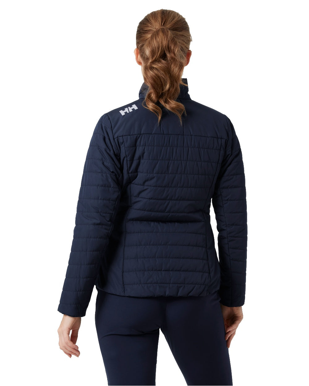 Helly Hansen Womens Crew Insulated Sailing Jacket 2.0 in Navy 