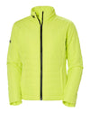 Helly Hansen Womens Crew Insulated Sailing Jacket 2.0 in Sunny Lime #colour_sunny-lime