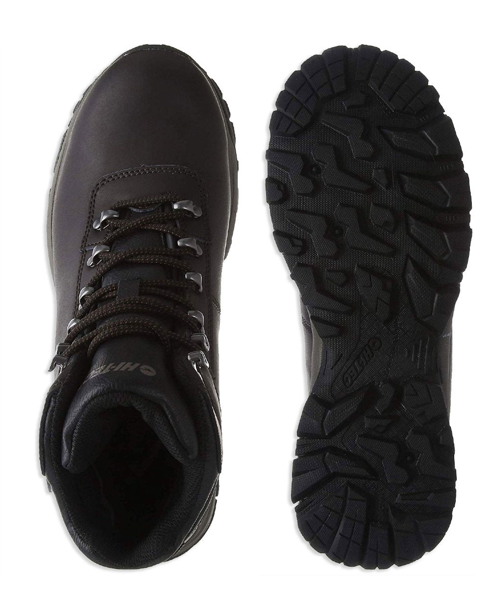 Dark Chocolate Hi-Tec Ladies Eurotrek Lite Waterproof Boots on white background
