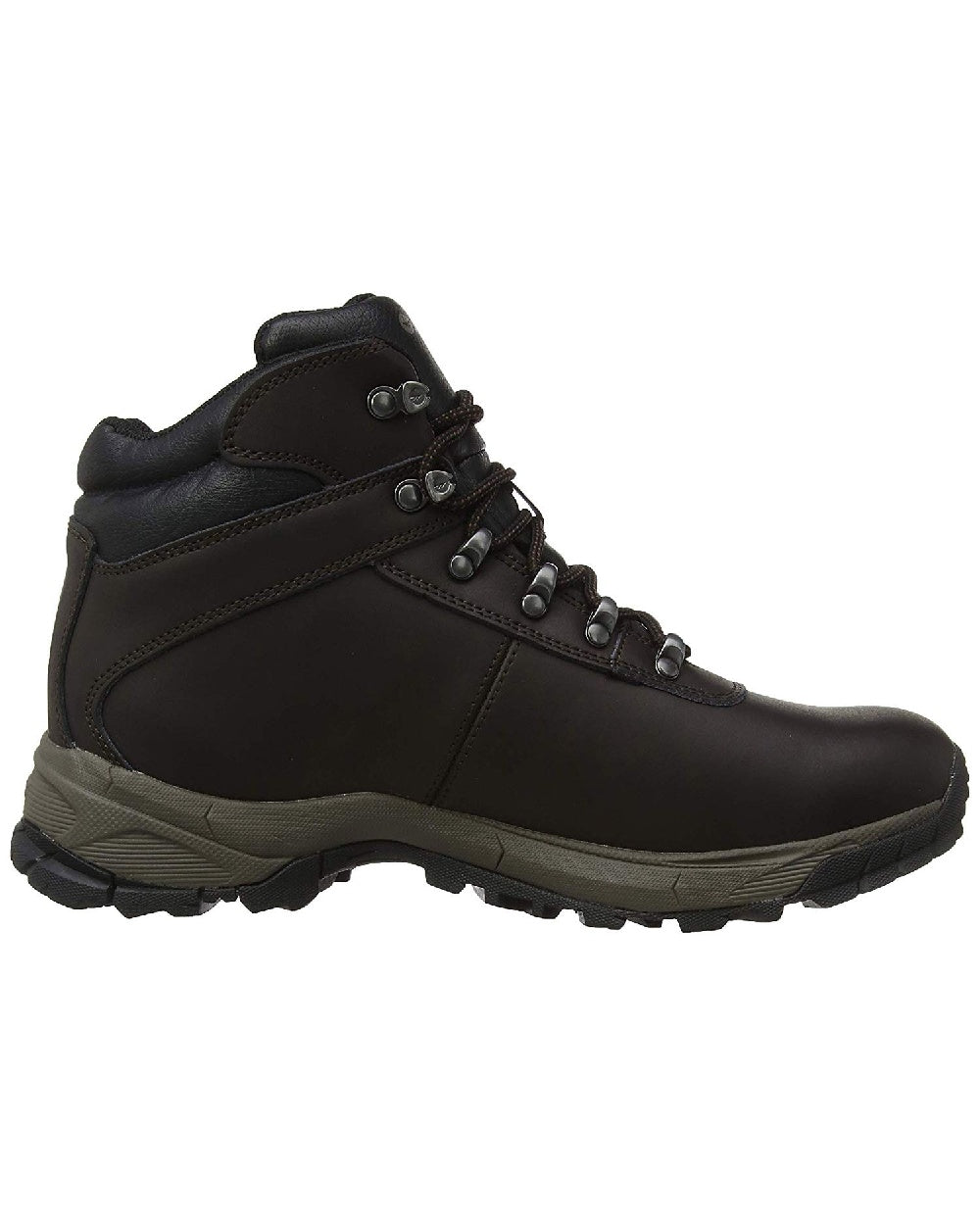 Dark Chocolate Hi-Tec Ladies Eurotrek Lite Waterproof Boots on white background