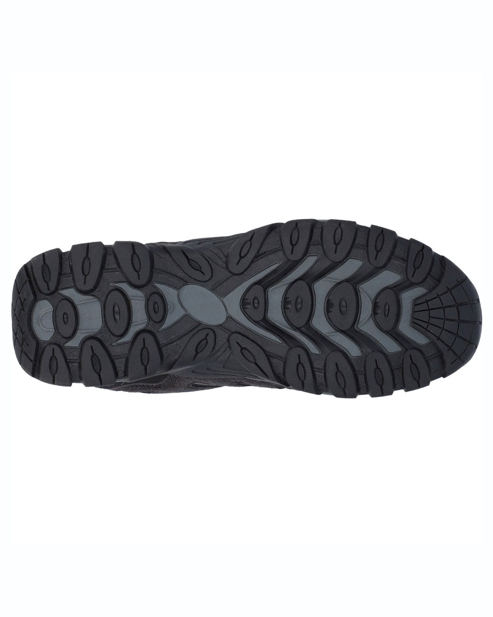 Charcoal coloured Hi-Tec Mens Corzo Low Boots on white background