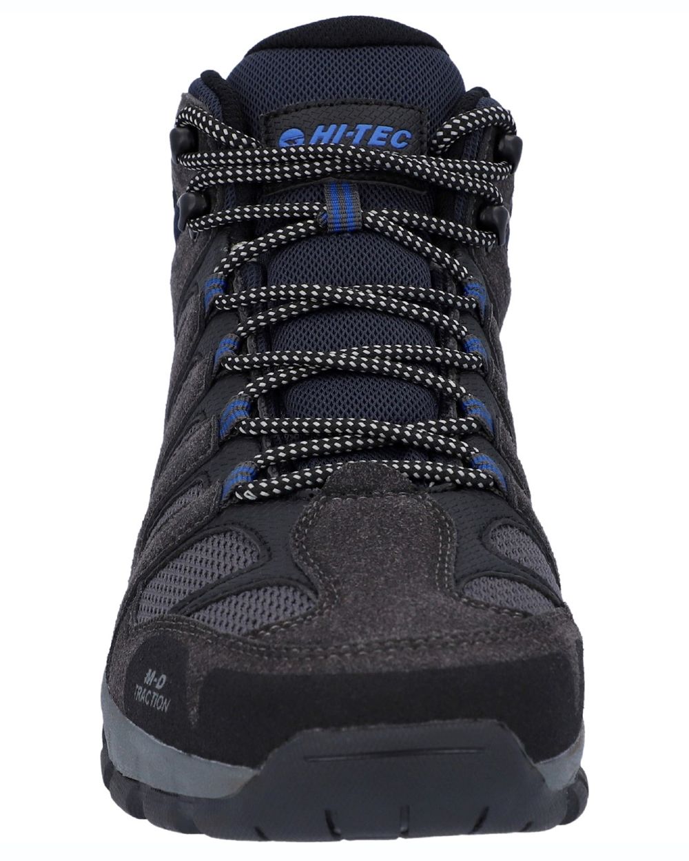 Charcoal coloured Hi-Tec Mens Corzo Mid Boots on white background