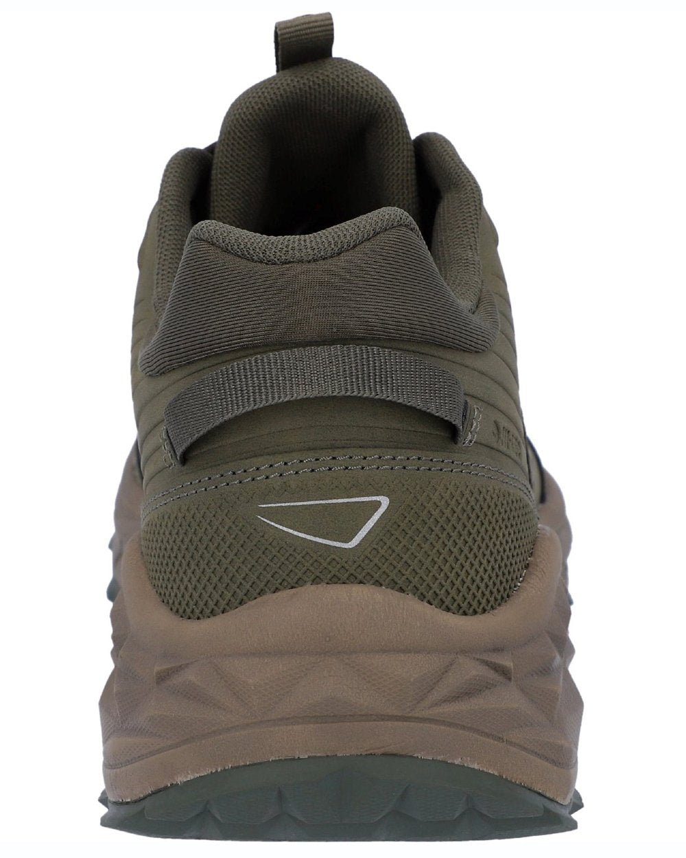 Light Olive coloured Hi-Tec Mens Fuse Trek Hiking Shoes on white background