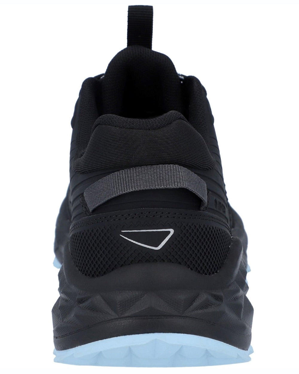 Black Blue coloured Hi-Tec Womens Fuse Trek Hiking Shoes on white background