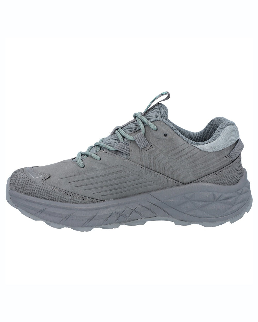 Cool Grey coloured Hi-Tec Womens Fuse Trek Hiking Shoes on white background