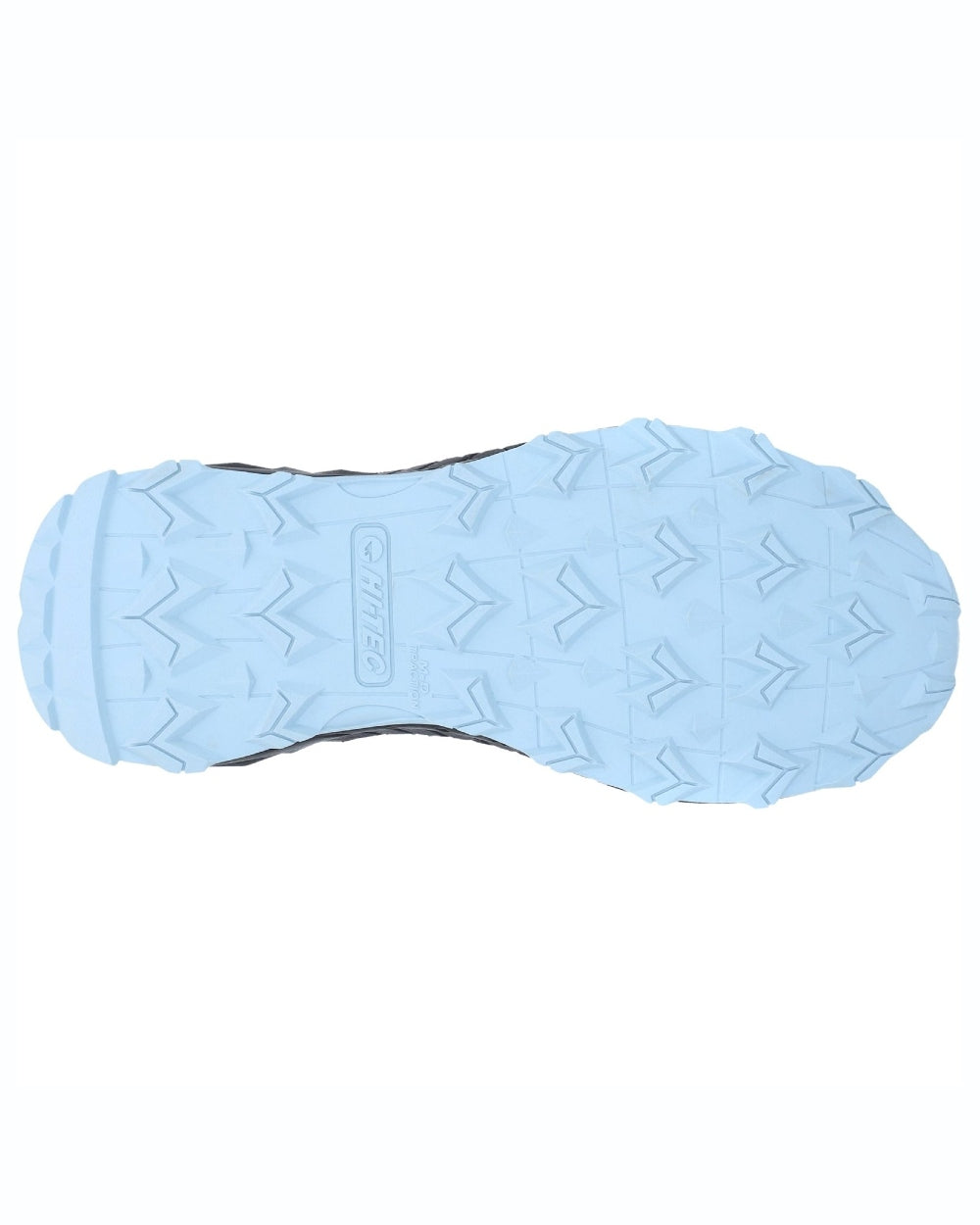 Black coloured Hi-Tec Womens Fuse Trek Mid Hiking Boots on white background