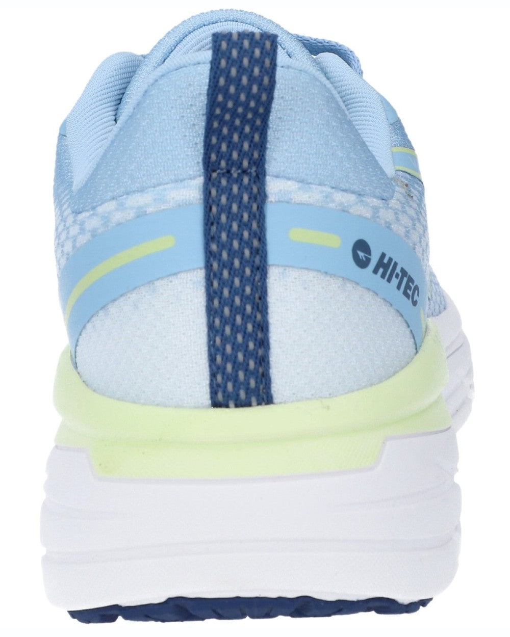 Blue coloured Hi-Tec Womens Promenade Trainers on white background
