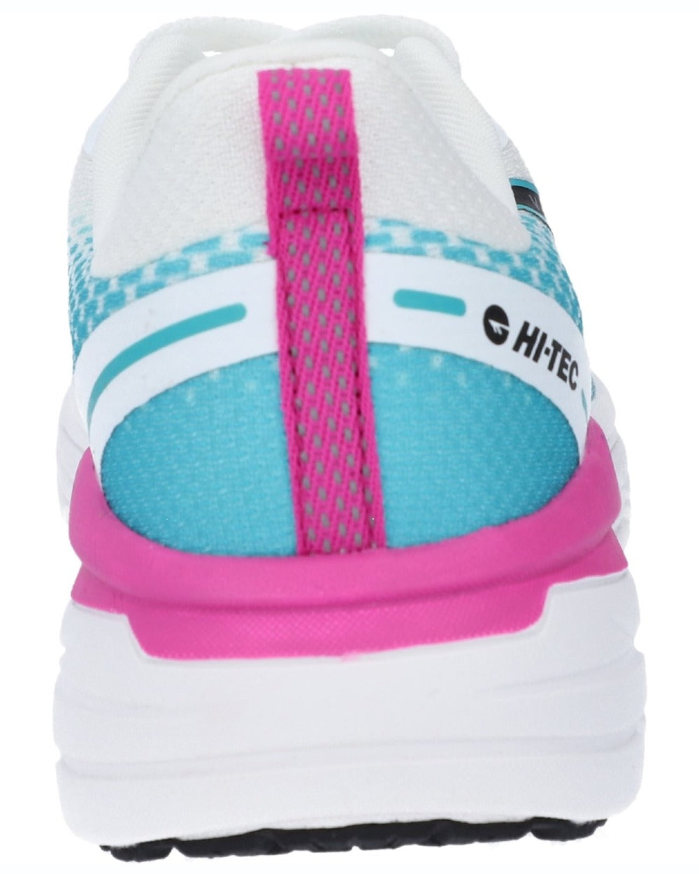 White coloured Hi-Tec Womens Promenade Trainers on white background