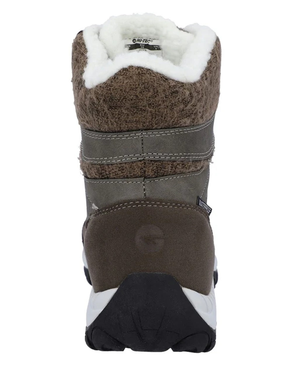 Beige Coloured Hi-Tec Womens Riva Mid Boots on white background